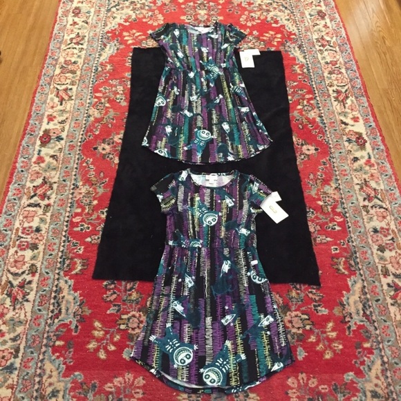 NWT LulaRoe Nightmare SISTER Dresses Sz 8 & 12 - Picture 2 of 8